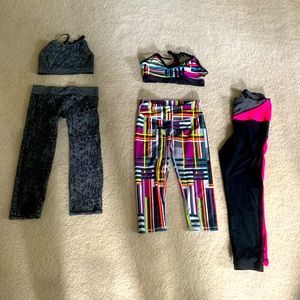 Fabletics matching workout sets